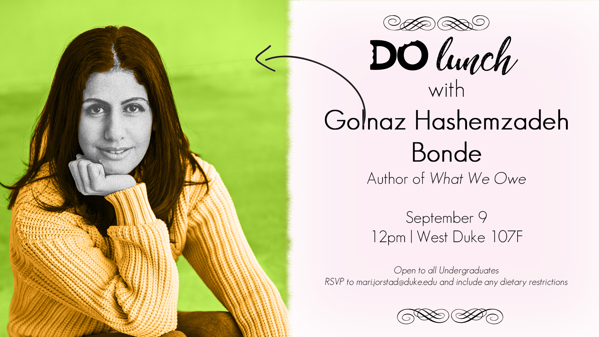 Do Lunch with Golnaz Hashemzadeh Bonde