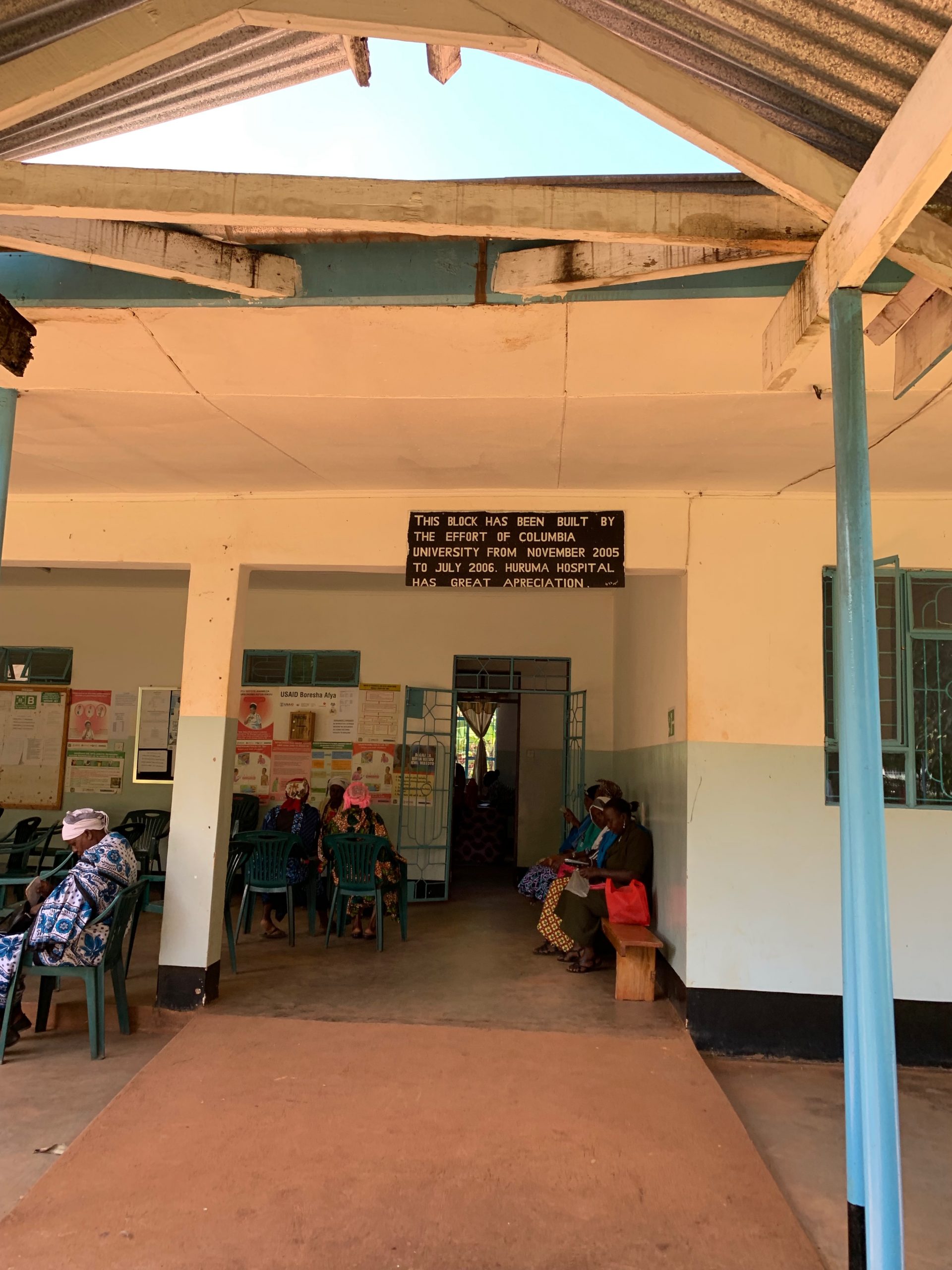 Figure 1: Exterior of outpatient clinic at Huruma Hospital donated by Columbia University