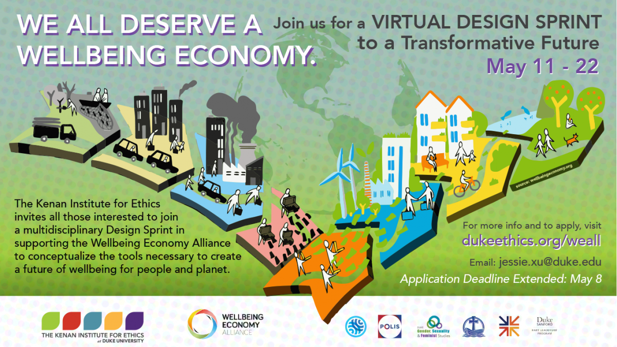 Promotional Flyer for WEAll event "Virtual Design Spring"