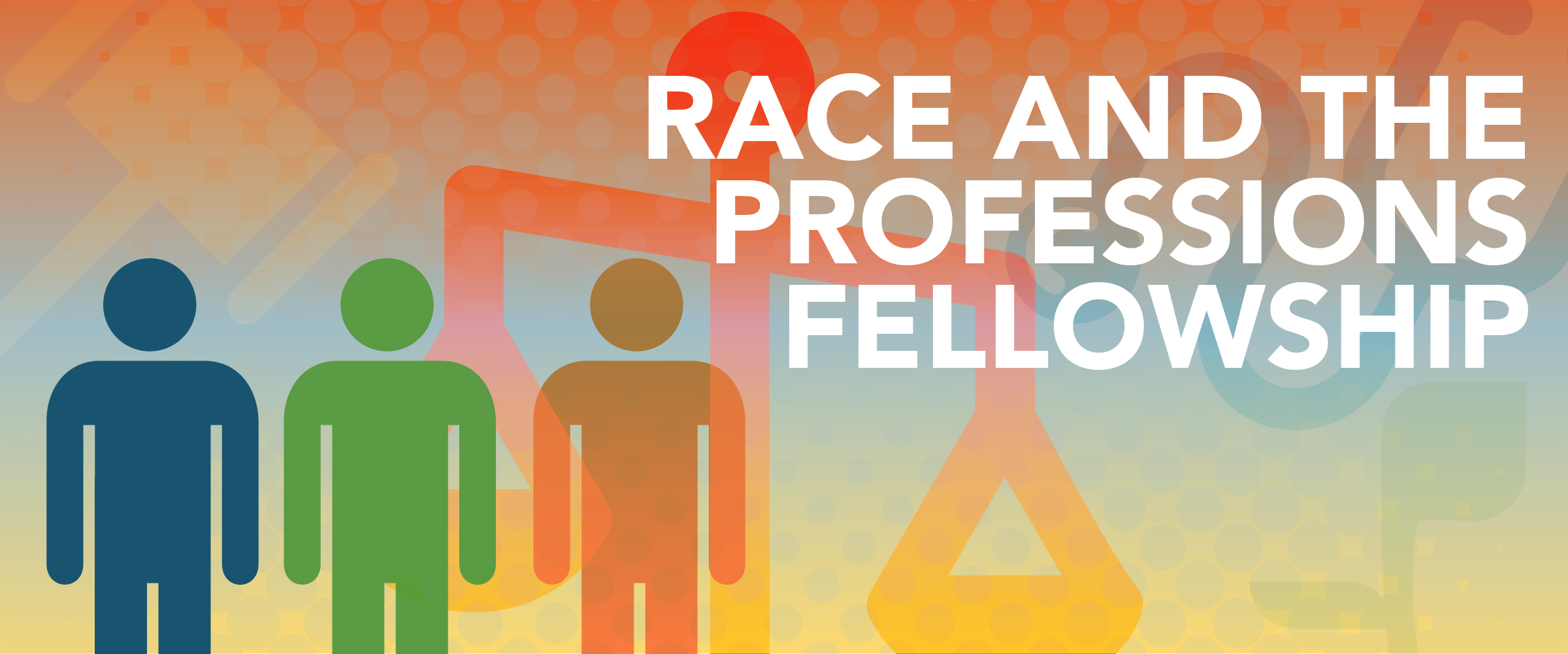 Decorative banner for the Race and the Professions Fellowship