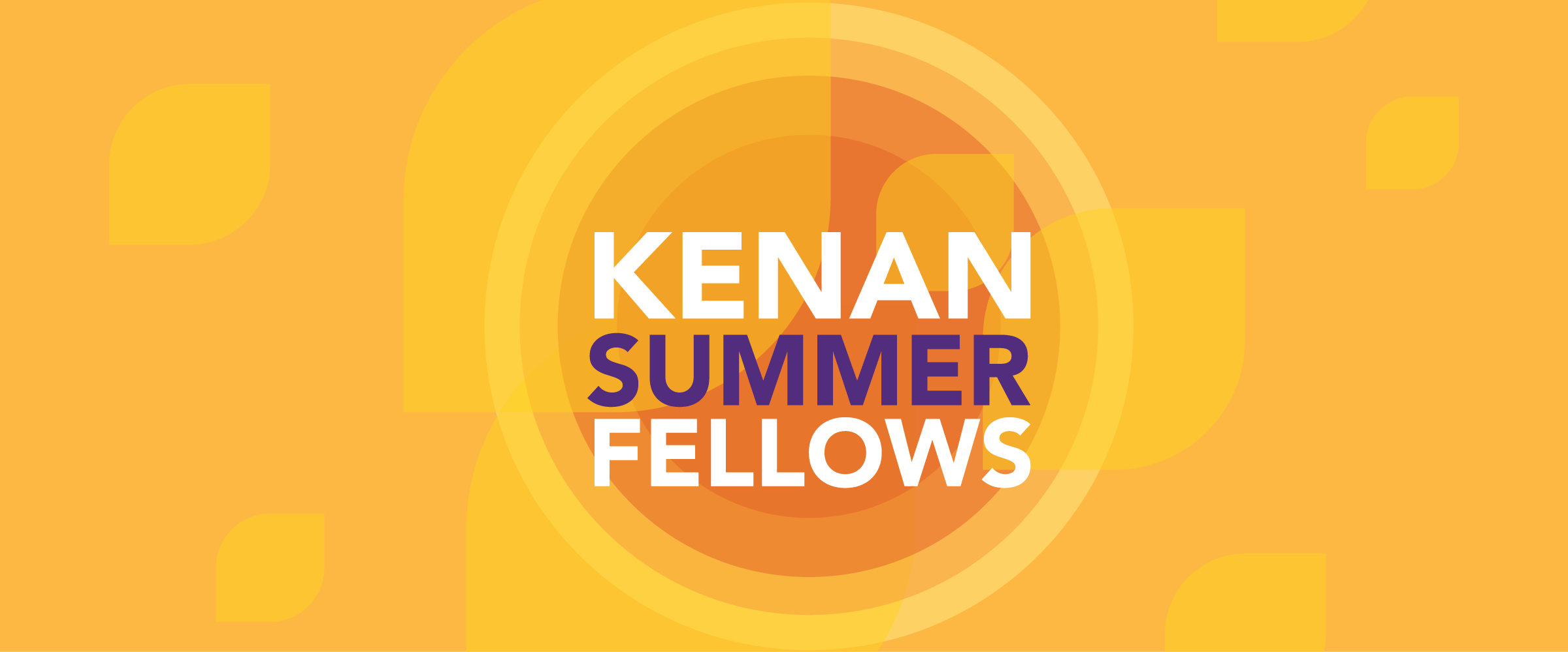 Announcing the 2021 Kenan Summer Fellows