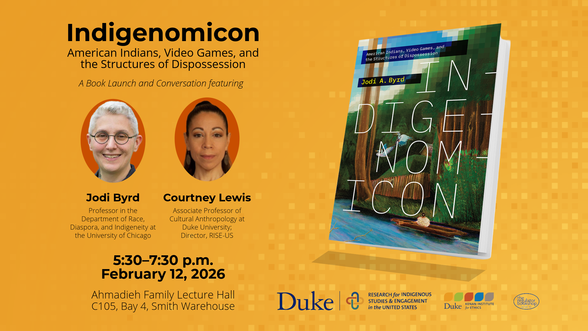 Jodi Byrd event flyer