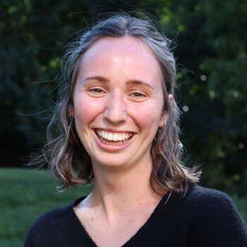 Lauren Jenkins is a Ph.D. candidate in the University Program in Ecology, where she researches the climate drivers of forest seed production and their ripple effects on forest biodiversity. Driven by a simple curiosity about the world, Lauren sees education as the most powerful form of connection, a way to transform abstract concepts into moments of wonder. She is committed to fostering that same sense of discovery in others, believing that the best teaching happens when complex ideas become tangible and exciting enough to inspire new questions. Headshot of Lauren Jenkins